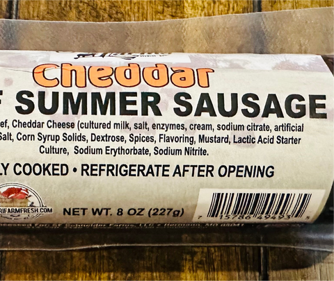 Cheddar Summer Sausage